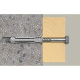 fischer Expansionspløk SX Plus 14x70, Dyvel Lys grå