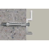 fischer Expansionspløk SX Plus 14x70, Dyvel Lys grå