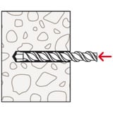 fischer Expansionspløk SX Plus 14x70, Dyvel Lys grå
