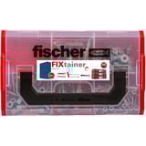 fischer FixTainer - DuoLine + skrue, Dyvel Lys grå/Rød