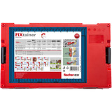 fischer FixTainer - DuoLine + skrue, Dyvel Lys grå/Rød