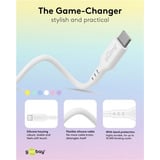 goobay USB 2.0 silikonekabel pink, USB-C stik > USB-C stik Pink