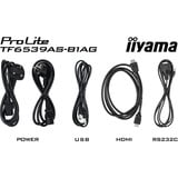 iiyama ProLite TF6539AS-B1AG, Offentlig visning Sort (mat)