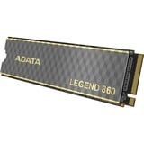ADATA LEGEND 860 SLEG-860-500GCS intern solid state drev 500 GB M.2 PCI Express 4.0 NVMe 3D NAND, Solid state-drev 500 GB, M.2, 5000 MB/s
