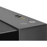 ALTERNATE ALT-ICUECS-INT-004, Gaming PC Sort/gennemsigtig