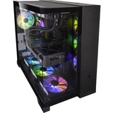ALTERNATE Gaming PC Sort/gennemsigtig