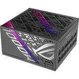 ASUS ROG STRIX-1000P-GAMING enhed til strømforsyning 1000 W 20+4 pin ATX ATX Sort, Sølv, PC strømforsyning Sort, 1000 W, 100 - 240 V, Aktiv, 130 W, 1000 W, 130 W