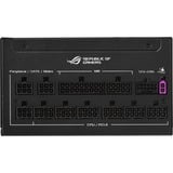 ASUS ROG STRIX-1000P-GAMING enhed til strømforsyning 1000 W 20+4 pin ATX ATX Sort, Sølv, PC strømforsyning Sort, 1000 W, 100 - 240 V, Aktiv, 130 W, 1000 W, 130 W