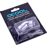 Alphacool 17059 vandslange beslag Slangestik Messing Nikkel, Sølv 1 stk, Forbindelse Chrome, Slangestik, 1/4", Hanstik/Hunstik, Messing, Nikkel, Sølv