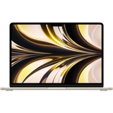 Apple MacBook Air M2 Notebook 34,5 cm (13.6") Apple M 8 GB 512 GB SSD Wi-Fi 6 (802.11ax) macOS Monterey Beige Champagne, Apple M, 34,5 cm (13.6"), 2560 x 1664 pixel, 8 GB, 512 GB, macOS Monterey