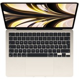 Apple MacBook Air M2 Notebook 34,5 cm (13.6") Apple M 8 GB 512 GB SSD Wi-Fi 6 (802.11ax) macOS Monterey Beige Champagne, Apple M, 34,5 cm (13.6"), 2560 x 1664 pixel, 8 GB, 512 GB, macOS Monterey