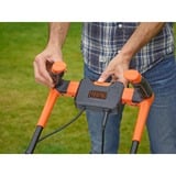 BLACK+DECKER BEMW481BH plæneklipper Skubbe plæneklipper Vekselstrøm Sort, Orange Orange/Sort, Skubbe plæneklipper, 800 m², 42 cm, 2 cm, 7 cm, 50 L