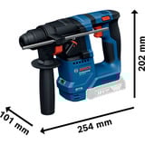 Bosch Batteridrevet borehammer GBH 18V-18 Professional, 18Volt Blå/Sort