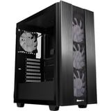 Chieftec HUNTER 2 Midi Tower Sort, Towerkabinet Sort, Midi Tower, PC, Sort, ATX, micro ATX, Micro-ITX, Metal, Hærdet glas, Spil