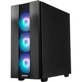 Chieftec HUNTER 2 Midi Tower Sort, Towerkabinet Sort, Midi Tower, PC, Sort, ATX, micro ATX, Micro-ITX, Metal, Hærdet glas, Spil