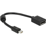 DeLOCK Adapterkabel Mini DisplayPort > DisplayPort 1.4, 8K Sort