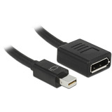 DeLOCK Adapterkabel Mini DisplayPort > DisplayPort 1.4, 8K Sort