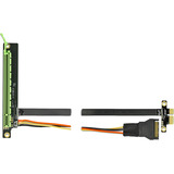 DeLOCK Riserkort PCIe x1>x16 med fleksibelt kabel 80 cm, Riser kort 
