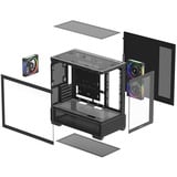 DeepCool R-CG380-BKAGM3-G, Towerkabinet Sort