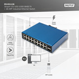 Digitus 16-port Gigabit Ethernet-netværk, Switch 