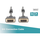 Digitus AK-320101-020-S, Kabel Sort