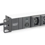Digitus DN-95404, Strømskinne Sort/aluminium