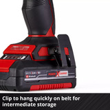 EINHELL Professionel batteridrevet slagboremaskine TP-CD 18/70 Li-i BL - Solo, 18 Volt, Slagborer skruemaskine Sort/Rød