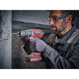 EINHELL Professionel batteridrevet slagboremaskine TP-CD 18/70 Li-i BL - Solo, 18 Volt, Slagborer skruemaskine Sort/Rød