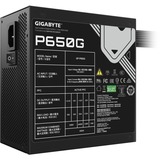 GIGABYTE GP-P650G, PC strømforsyning 