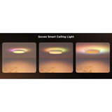 Govee 30cm RGBWW + RGBIC Firkantet Smart Loftslampe, LED lys 