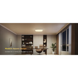 Govee 30cm RGBWW + RGBIC Firkantet Smart Loftslampe, LED lys 