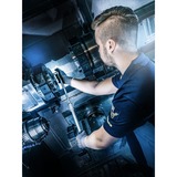 Hazet HiPer fin-tandet omstillingsskralde 1/2", Zyklop Sort/Blå