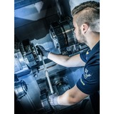 Hazet HiPer fin-tandet omstillingsskralde 1/2", Zyklop Sort/Blå