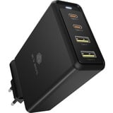 ICY BOX IB-PS104-PD, Oplader Sort