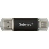 Intenso Twist Line 256 GB, USB-stik antracit/gennemsigtig