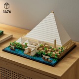 LEGO Architecture Den store pyramide i Giza, Bygge legetøj Byggesæt, 18 År, Plast, 1476 stk, 2,47 kg