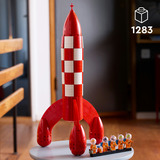 LEGO Ideas Tintins måneraket, Bygge legetøj Byggesæt, 18 År, Plast, 1283 stk, 1,49 kg