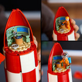 LEGO Ideas Tintins måneraket, Bygge legetøj Byggesæt, 18 År, Plast, 1283 stk, 1,49 kg