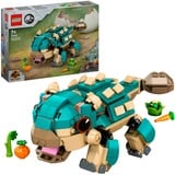 LEGO Jurassic World Baby Bumpy: Ankylosaurus, Bygge legetøj Byggesæt, 7 År, Plast, 358 stk, 388 g