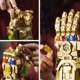 LEGO Marvel Super Heroes Marvel Evighedshandsken, Bygge legetøj Guld, Byggesæt, 18 År, Plast, 590 stk, 730 g