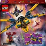 LEGO NINJAGO Ras og Arins superstorm-jet, Bygge legetøj Byggesæt, 8 År, Plast, 510 stk, 752 g