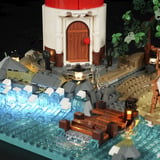 Lumibricks Solopgang Fyrtårn, Bygge legetøj 