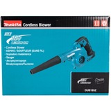 Makita DUB185Z batteridreven løvblæser Sort, Blå 18 V Blå/Sort, Håndholdt blæser, Sort, Blå, Elektrisk, 192 m³/t, 18 V, 156 mm