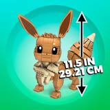 Mattel Construx Pokémon JUMBO EEVEE, Bygge legetøj Bygningsfigur, 10 År, Beige, Brun, 824 stk
