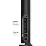 Netgear Nighthawk RAX9 AX1800 Dual-Band WiFi 6 Router Wi-Fi 6 (802.11ax), Dual-band (2,4 GHz / 5 GHz), Ethernet LAN, Sort, Bordplade router