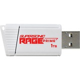 Patriot PEF1TBRPMW32U USB-nøgle 1000 GB USB Type-A 3.2 Gen 2 (3.1 Gen 2) Hvid, USB-stik Hvid/Sort, 1000 GB, USB Type-A, 3.2 Gen 2 (3.1 Gen 2), Glide, Hvid
