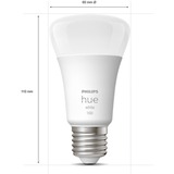 Philips Hue Startsæt: 3 x E27 pærer (1100lm) + Dimmer switch, LED-lampe Philips Hvide Hue pærer Startsæt: 3 x E27 pærer (1100lm) + Dimmer switch, Smart pære, Hvid, Bluetooth/Zigbee, Integreret LED, E27, Blød hvid