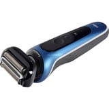 Procter & Gamble Series 6 62-B1200s, Shaver Blå/Sort, Folie shaver, Blå, Rustfrit stål, Knapper, Batteri, Indbygget batteri