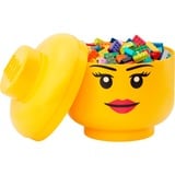 Room Copenhagen LEGO Iconic Opbevaringshoved "Girl", Opbevaringsboks Gul