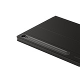 SAMSUNG EF-DX725 QWERTZ Tysk Pogo Pin Sort, Tablet Cover Sort, QWERTZ, Tysk, Touchpad, Samsung, Galaxy Tab S9, Galaxy Tab S9 FE, Sort